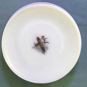 Fire King Ruffed Grouse Plate 9"